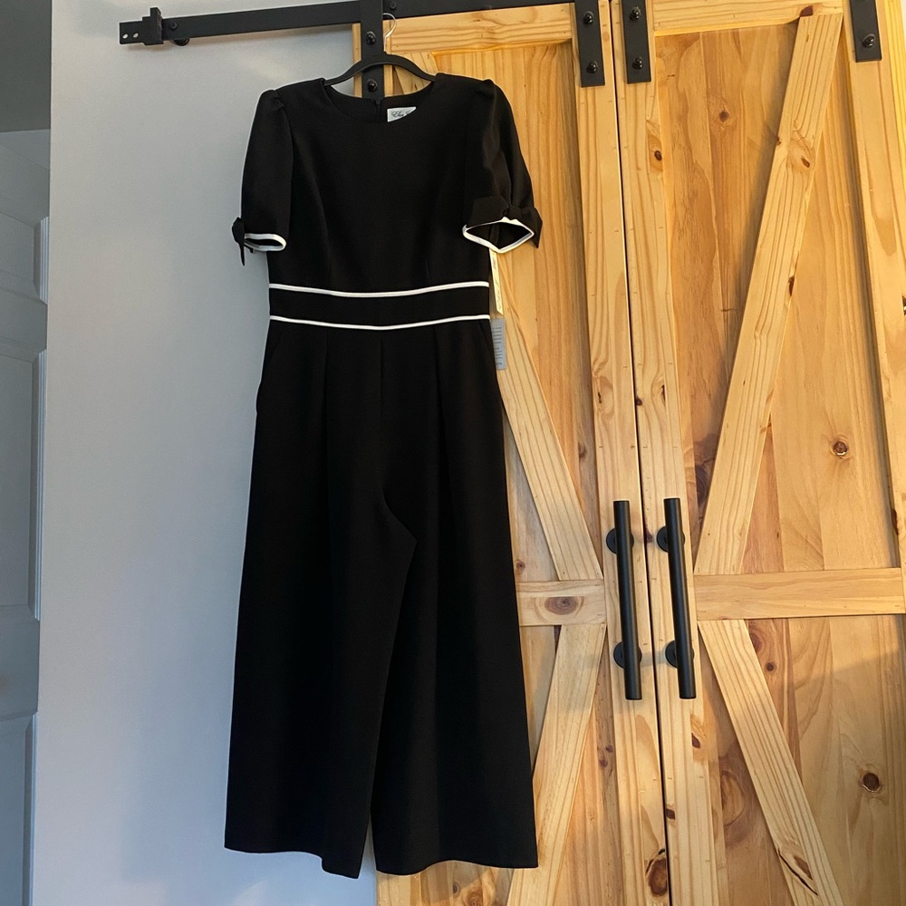 Women’s Black and White Dress Jumpsuit